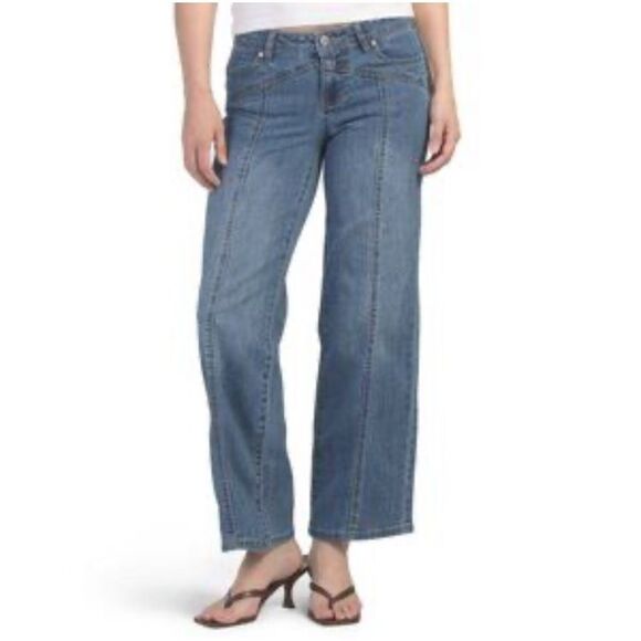 Bluespice low rise wide leg jeans sz 7 - Picture 1 of 13